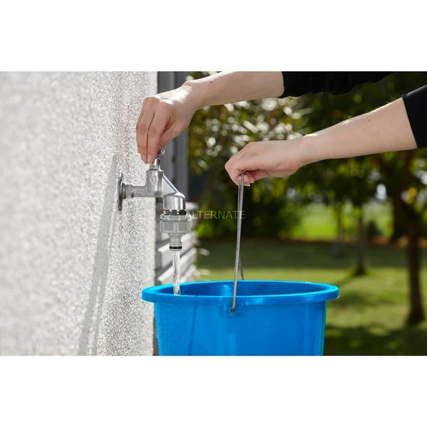 GARDENA 18222-50 Raccord Des Tuyaux D’eau Connecteur De Robinet Gris 1 Pièce(s), Raccord De Robinet 3