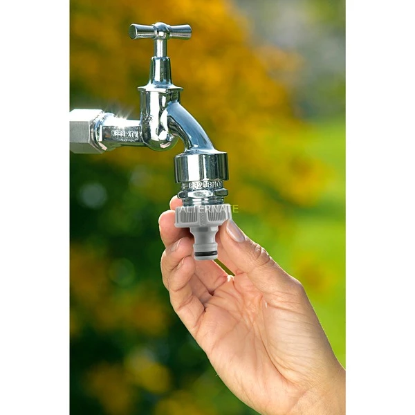 GARDENA 18222-50 Raccord Des Tuyaux D’eau Connecteur De Robinet Gris 1 Pièce(s), Raccord De Robinet 4