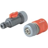 GARDENA 1989-20 Raccord Des Tuyaux D’eau Orange, Gris 2 Pièce(s), Raccord De Tuyau 3