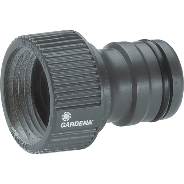 GARDENA 2801-20 Raccord Des Tuyaux D’eau Connecteur De Tuyau Noir, Raccord De Robinet 1