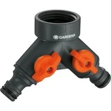 GARDENA 2 Voies Distributeur D’eau Bidirectionnel (940-20), Raccord De Robinet 4
