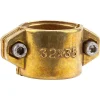 GARDENA 7212-20 Serre-joints Collier Pour Tuyau 3,2 Cm Bronze, Support 10