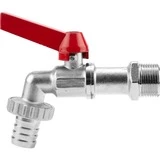 GARDENA 7333-20 Raccord Et Pièce De Robinetterie Connecteur De Robinet Rouge, Argent 3