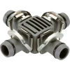 GARDENA Dérivation En Croix 13 Mm (1/2″), Connexion 10