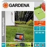GARDENA Kit Complet Avec Arroseur Pivotant Encastré OS 140, Systèmes De Gicleurs 4