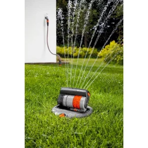 GARDENA Kit Complet Avec Arroseur Pivotant Encastré OS 140, Systèmes De Gicleurs 8