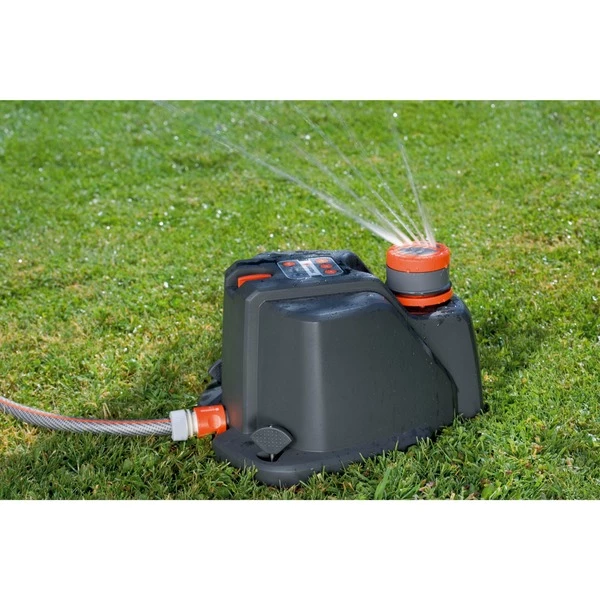 GARDENA Large-Area Irrigation AquaContour Automatic Plastique Gris, Orange, Automate D’irrigation 3