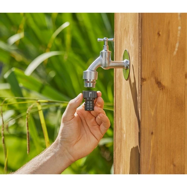 GARDENA Nez De Robinet Grand Débit 26/34, Raccord De Robinet 3