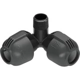 GARDENA Raccord D’angle 25 Mm X 20/27 (3/4) Mâle, Connexion 7