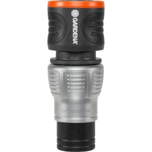 GARDENA Raccord D’arrosage Avec Système Aquastop Raccord Enfichable, Raccord De Tuyau 10