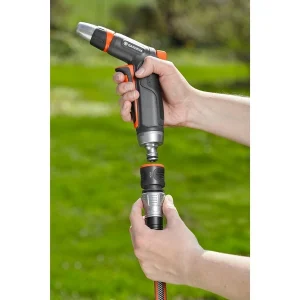GARDENA Raccord D’arrosage Avec Système Aquastop Raccord Enfichable, Raccord De Tuyau 12
