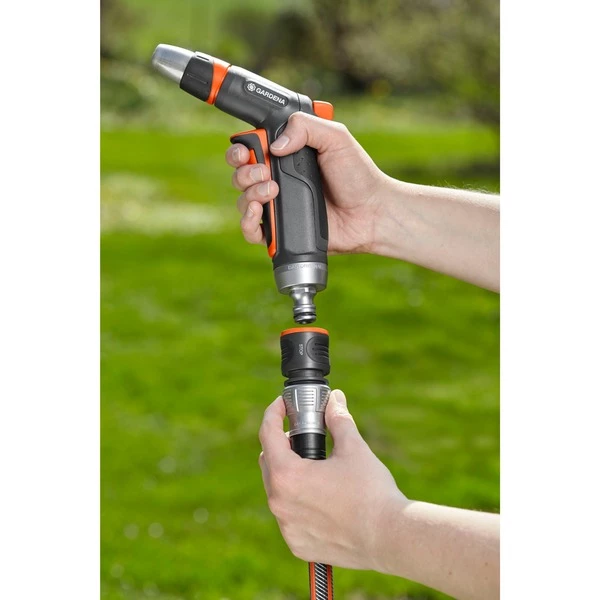 GARDENA Raccord D’arrosage Avec Système Aquastop Raccord Enfichable, Raccord De Tuyau 4