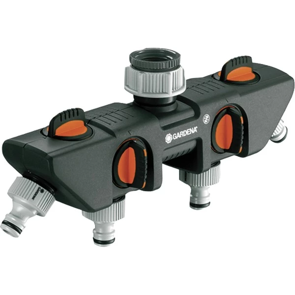 GARDENA Sélecteur D’arrosage 4 Voies, Raccord De Robinet 1