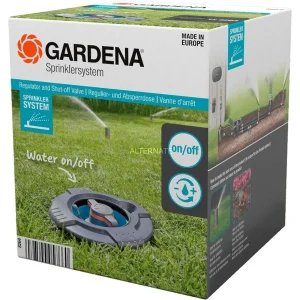 GARDENA Vanne D’arrêt, Régulateur 8